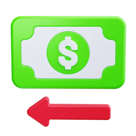 Transferencia de dinero  3D Icon