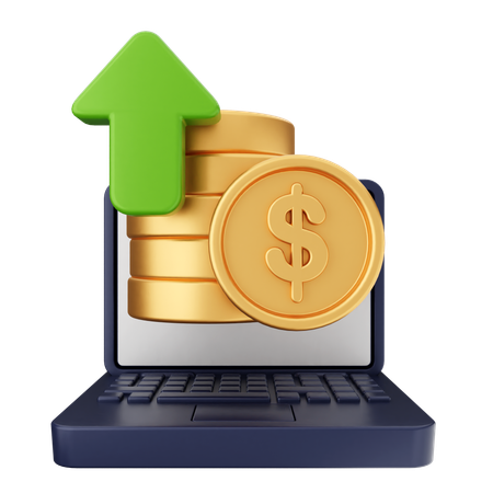 Transferir dinero dolar  3D Icon