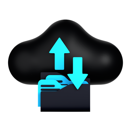 Transferencia de documentos  3D Icon