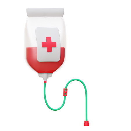 Donación de sangre  3D Icon