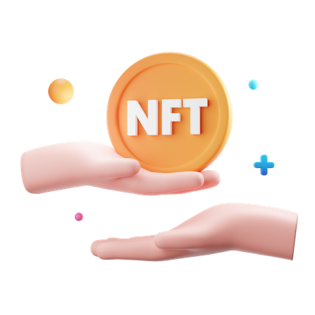 Transferencia nft  3D Icon