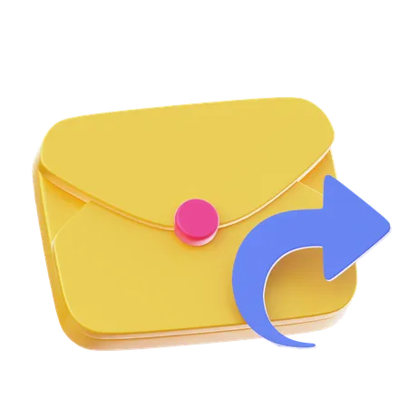 Transférer le courrier  3D Icon