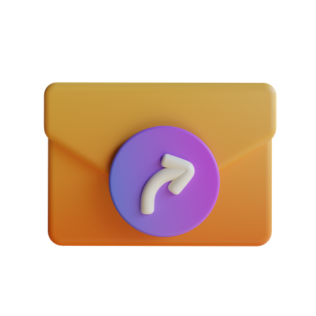 Transférer le courrier  3D Icon