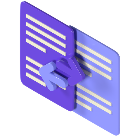 Transferir archivo  3D Icon