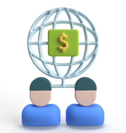 Transferir dinero  3D Icon