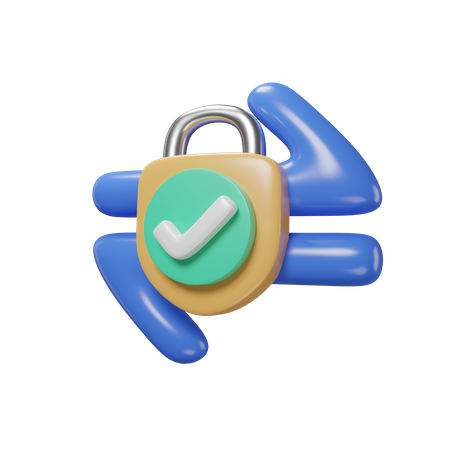 Transfers Security  3D Icon