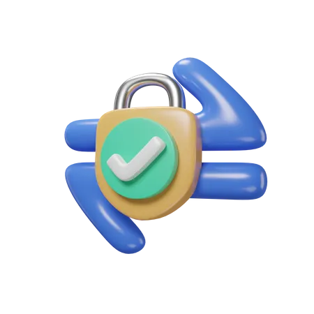 Transfers Security  3D Icon