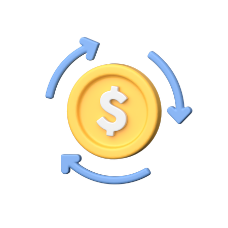 Transfert d'argent  3D Icon