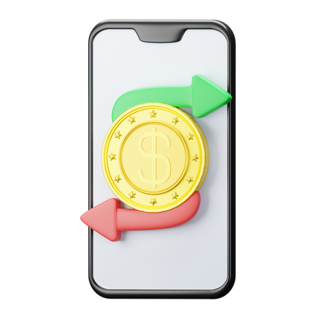 Transfert d'argent  3D Icon