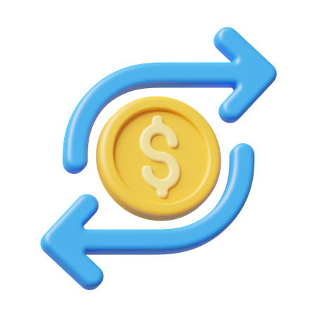 Transfert d'argent  3D Icon