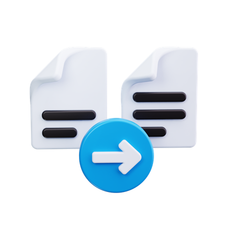 Transfert de fichier  3D Icon