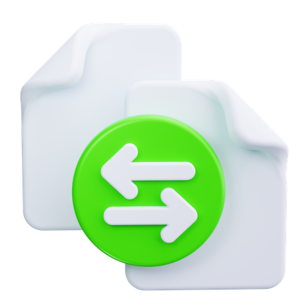 Transfert de fichier  3D Icon