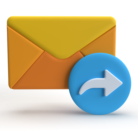 Transfert d'e-mail  3D Icon