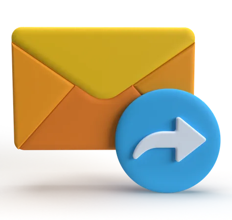 Transfert d'e-mail  3D Icon