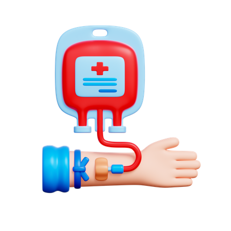 Bras de transfert de sang  3D Icon