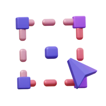 Transform  3D Icon