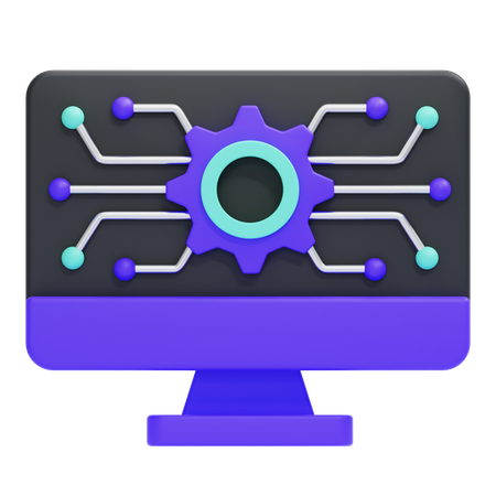 Transformation numérique  3D Icon