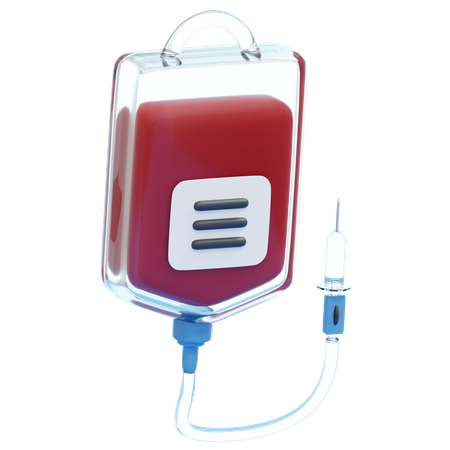 Transfusão de sangue  3D Icon