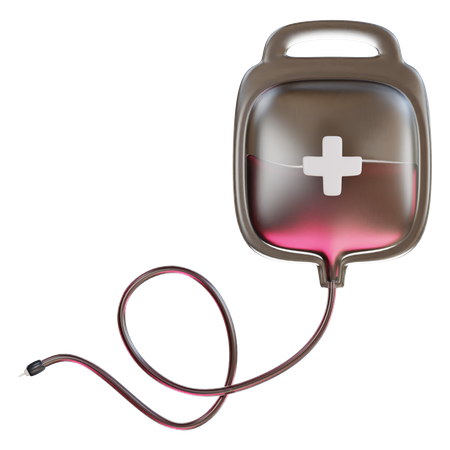 Transfusão de sangue  3D Icon