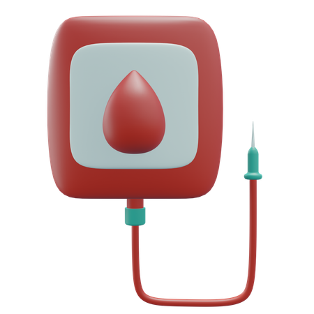 Transfusão de sangue  3D Icon