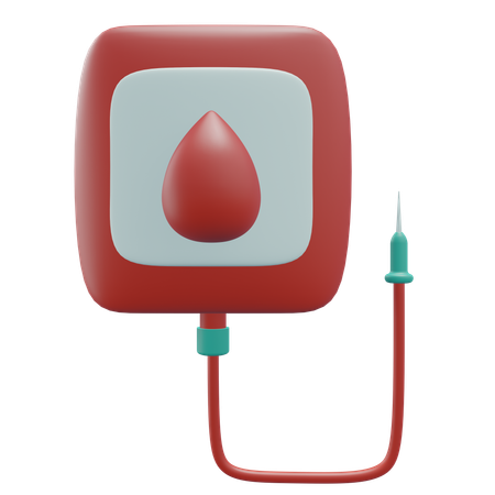 Transfusion sanguine  3D Icon