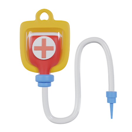 Transfusion sanguine  3D Icon