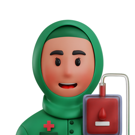 Transfusion sanguine  3D Icon