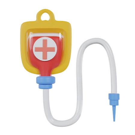 Transfusion sanguine  3D Icon