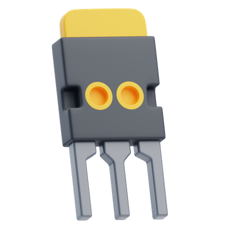 Transistor  3D Icon