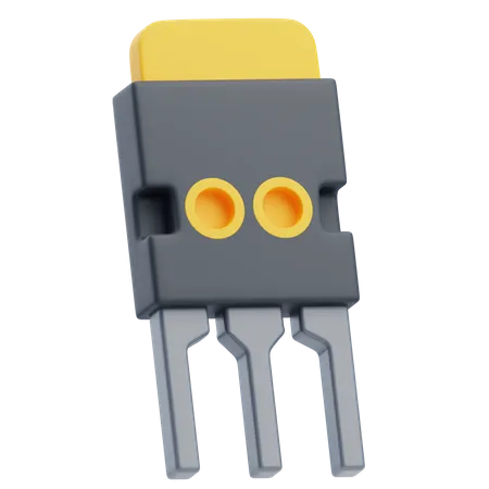 Transistor  3D Icon