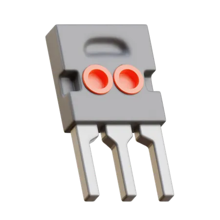 Transistor  3D Icon