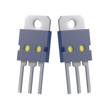 Transistor  3D Icon