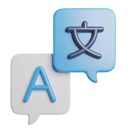 Translate  3D Icon