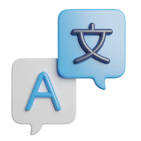 Translate  3D Icon