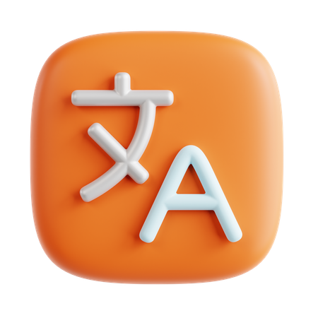 Translate  3D Icon