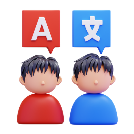 Translate  3D Icon