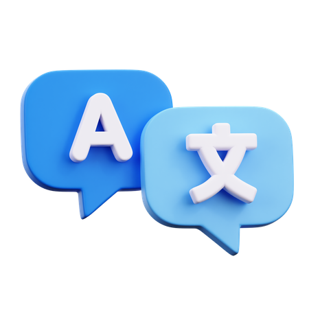 Translate  3D Icon
