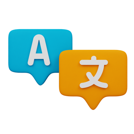 Translate  3D Icon