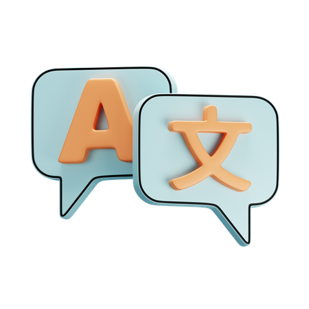 Translate  3D Icon