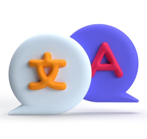 Translation  3D Icon