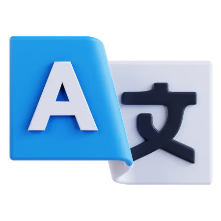 翻訳  3D Icon