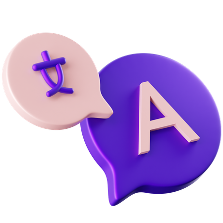 Translation  3D Icon