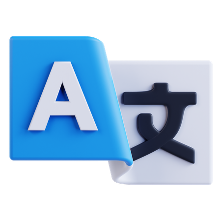 Translation  3D Icon