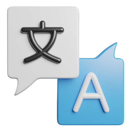 Translation  3D Icon