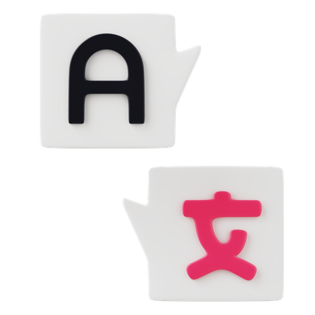 Translation  3D Icon
