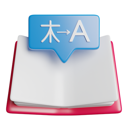 翻訳者  3D Icon