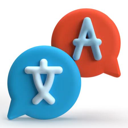 Translator  3D Icon