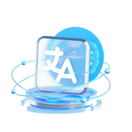 Translator  3D Icon