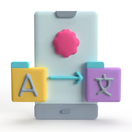 Translator  3D Icon