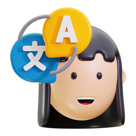 Translator  3D Icon